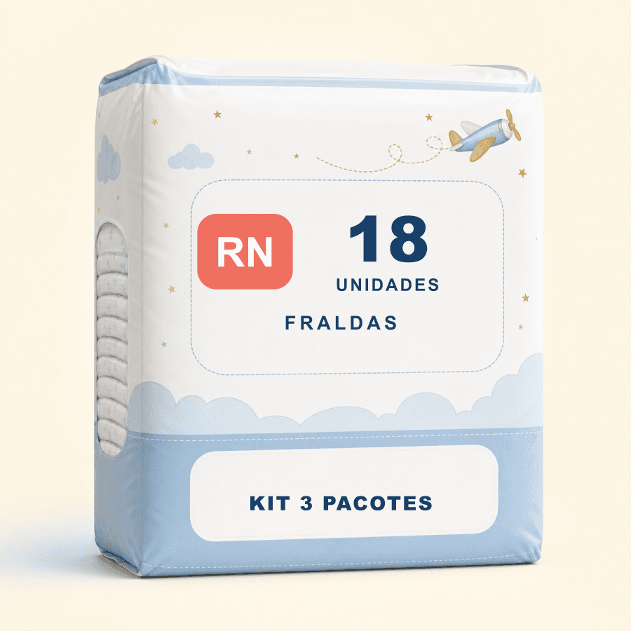 Imagem de Kit 3 pacotes com 18 unidades RN