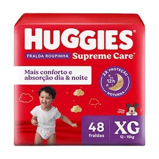 Imagem de Pacote Huggies XG 48 unidades