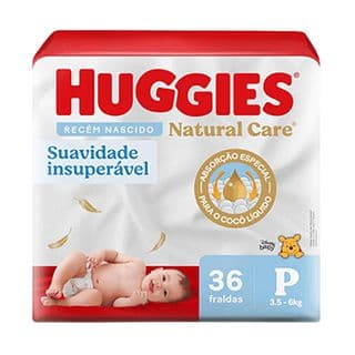Imagem de Pacote Huggies P 36 unidades